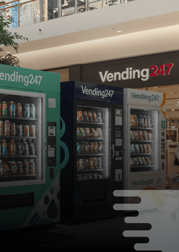 Vending machine in modern office
