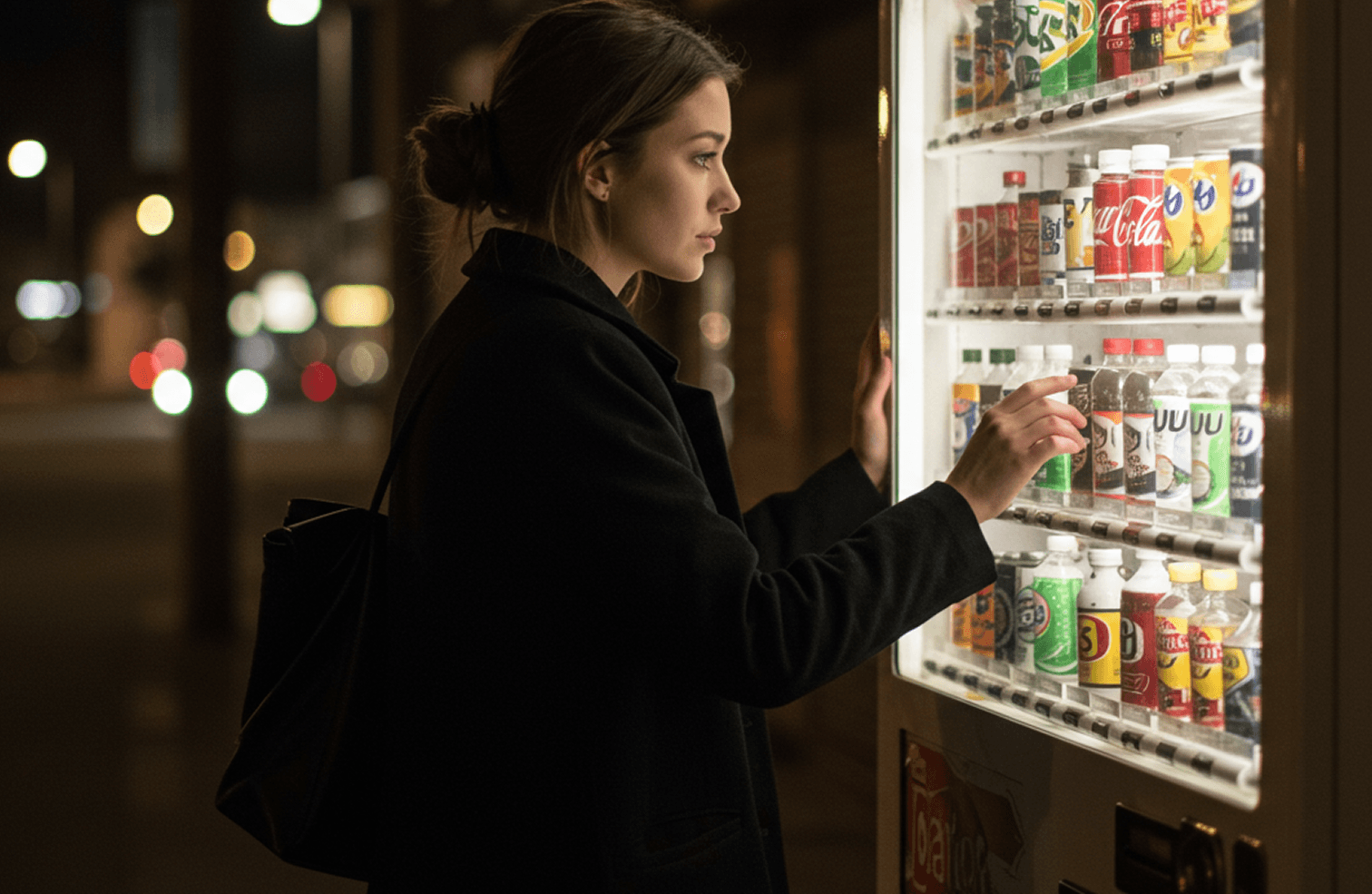 Vending machine background